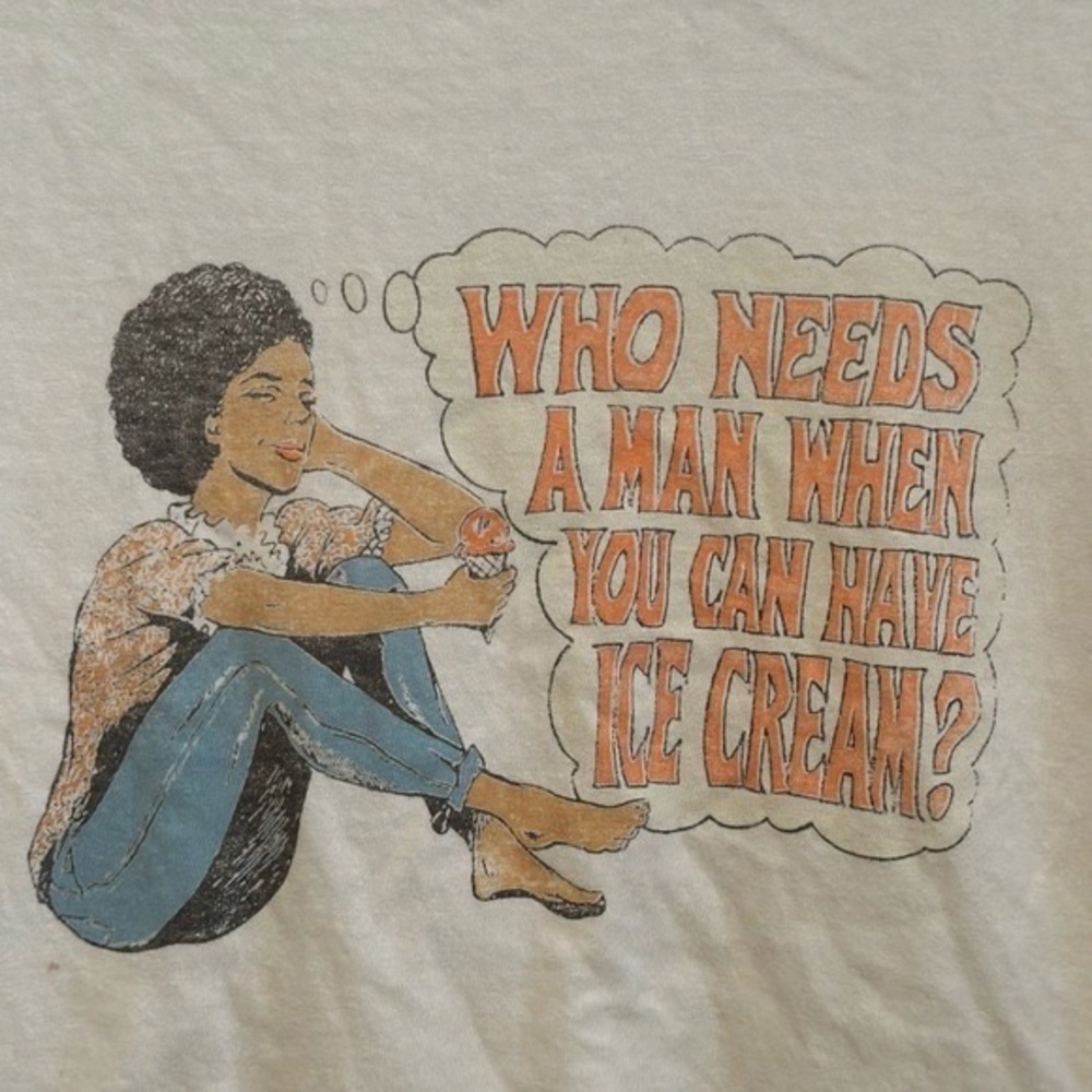 Re/Done White Crewneck T-Shirt with Red Hanes Tag
